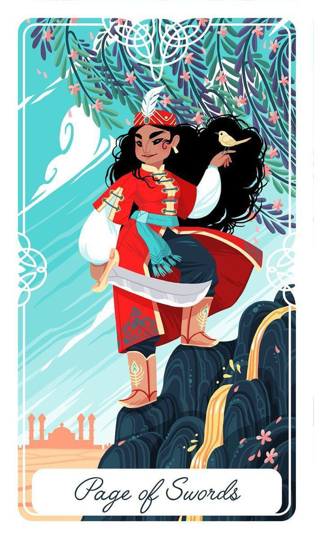 Page of Swords — Tarot of the Divine