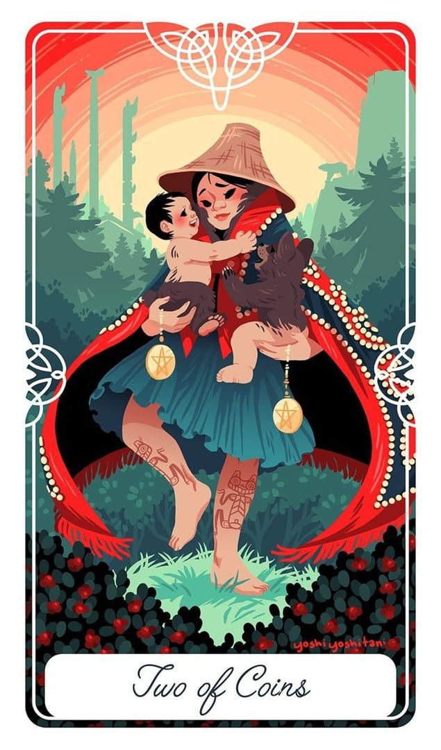 Two of Pentacles — Tarot of the Divine