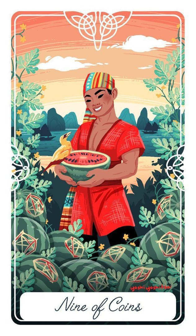 Nine of Pentacles — Tarot of the Divine