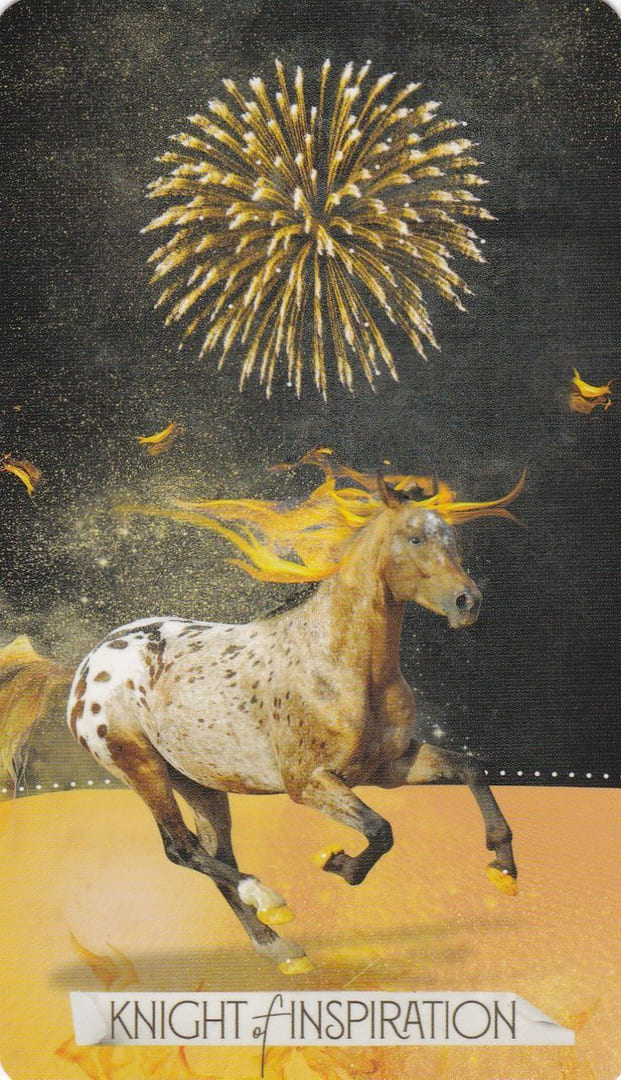 Caballo de Bastos — Tarot de las Musas