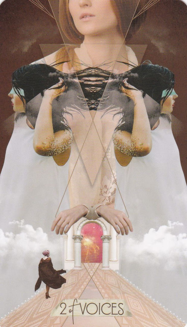 Dos de Espadas — Tarot de las Musas