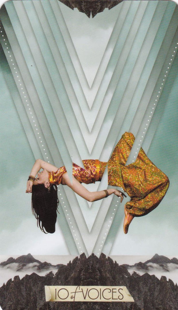 Diez de Espadas — Tarot de las Musas