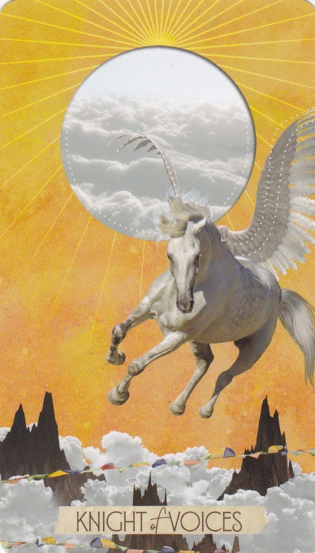 Caballo de Espadas — Tarot de las Musas