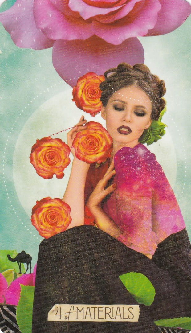 Cuatro de Oros — Tarot de las Musas