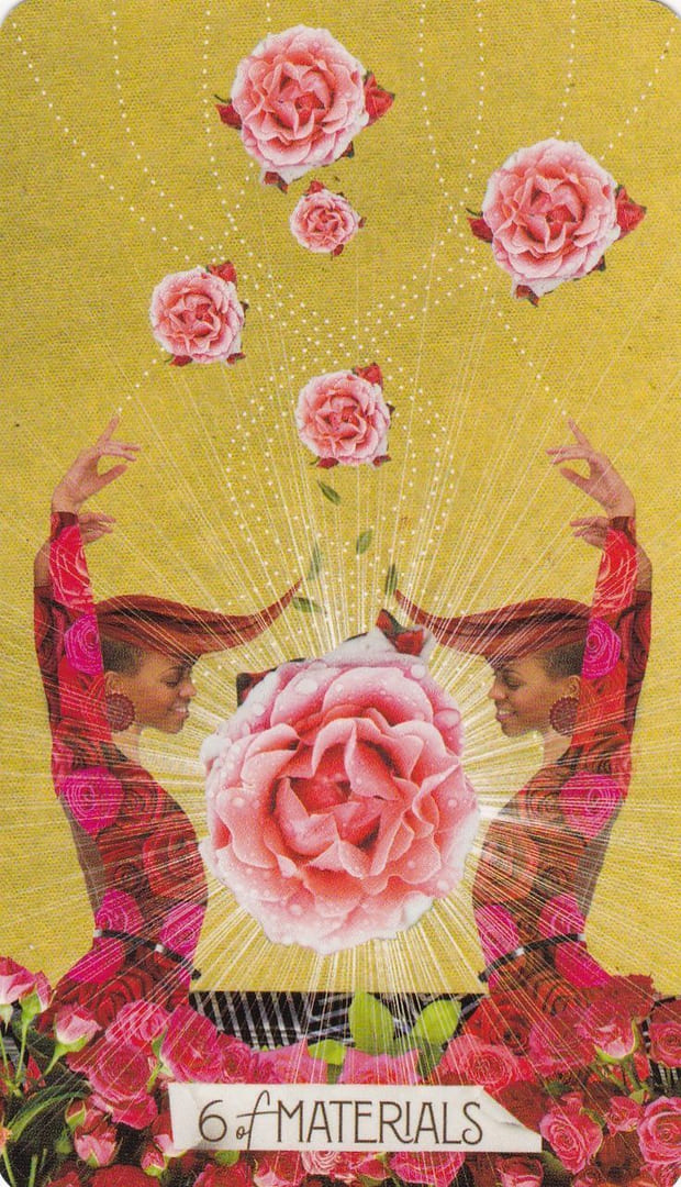 Seis de Oros — Tarot de las Musas