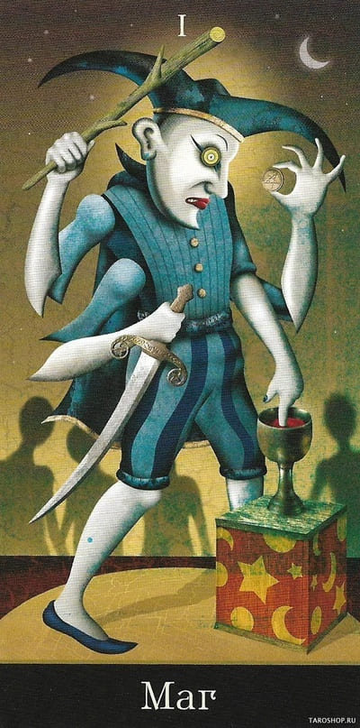 El Mago — Deviant Moon Tarot