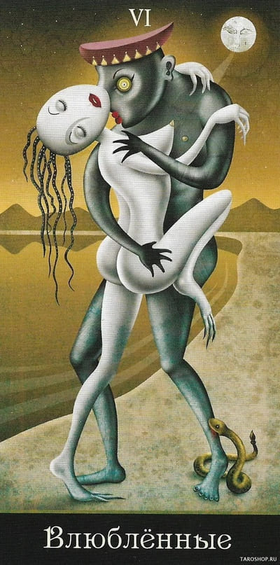 Los Enamorados — Deviant Moon Tarot