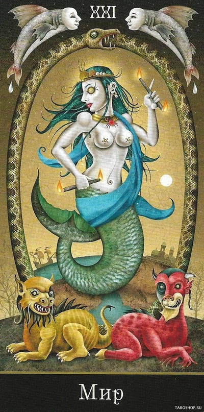 The World — Deviant Moon Tarot