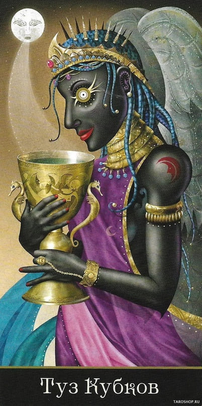 As de Copas — Deviant Moon Tarot