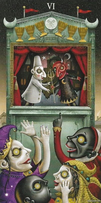 Six of Cups — Deviant Moon Tarot