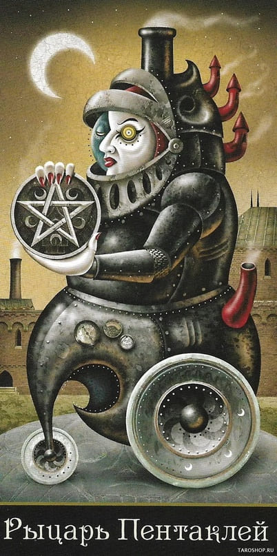 Knight of Pentacles — Deviant Moon Tarot