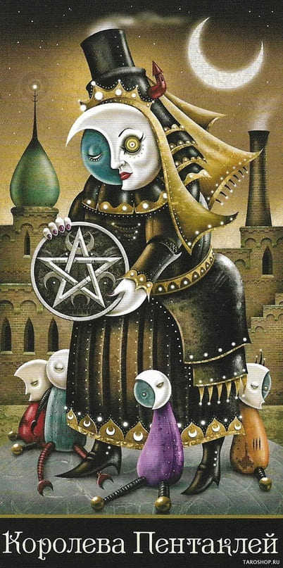 Queen of Pentacles — Deviant Moon Tarot