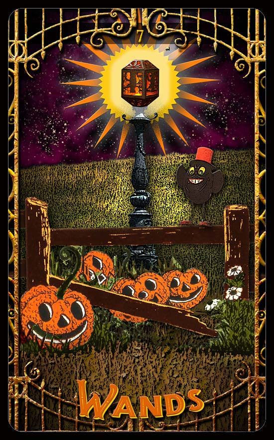 Seven of Wands — Trick or Tarot