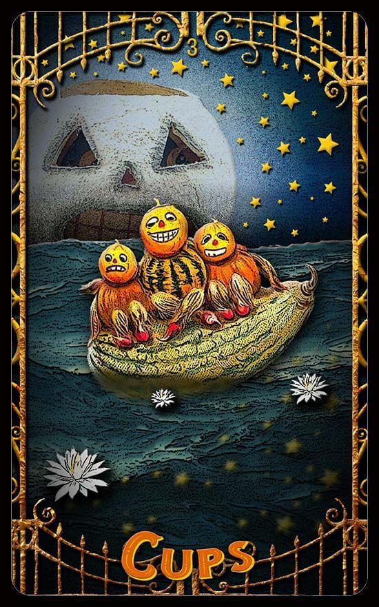Three of Cups — Trick or Tarot