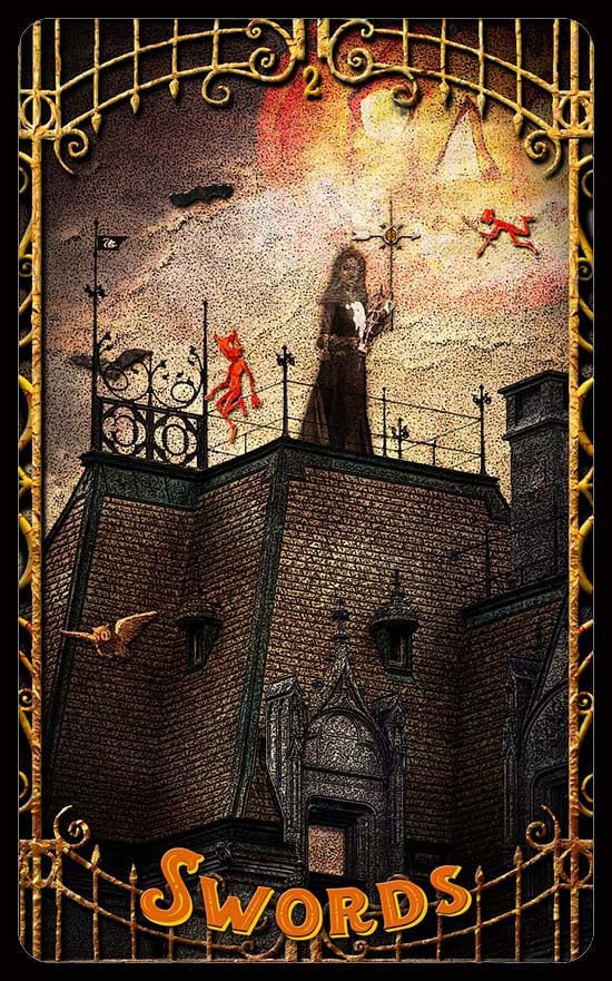 Two of Swords — Trick or Tarot