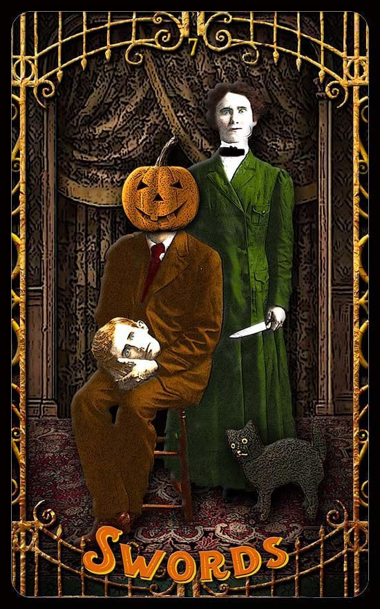 Seven of Swords — Trick or Tarot