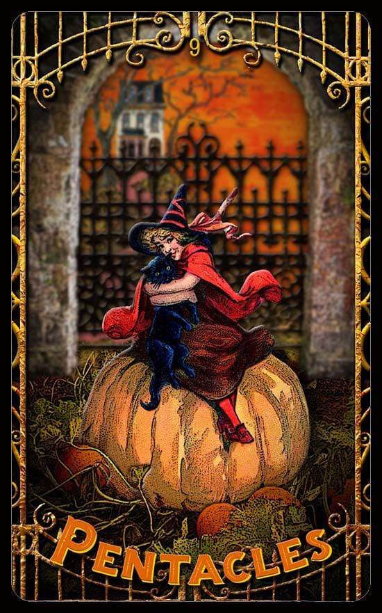 Nine of Pentacles — Trick or Tarot