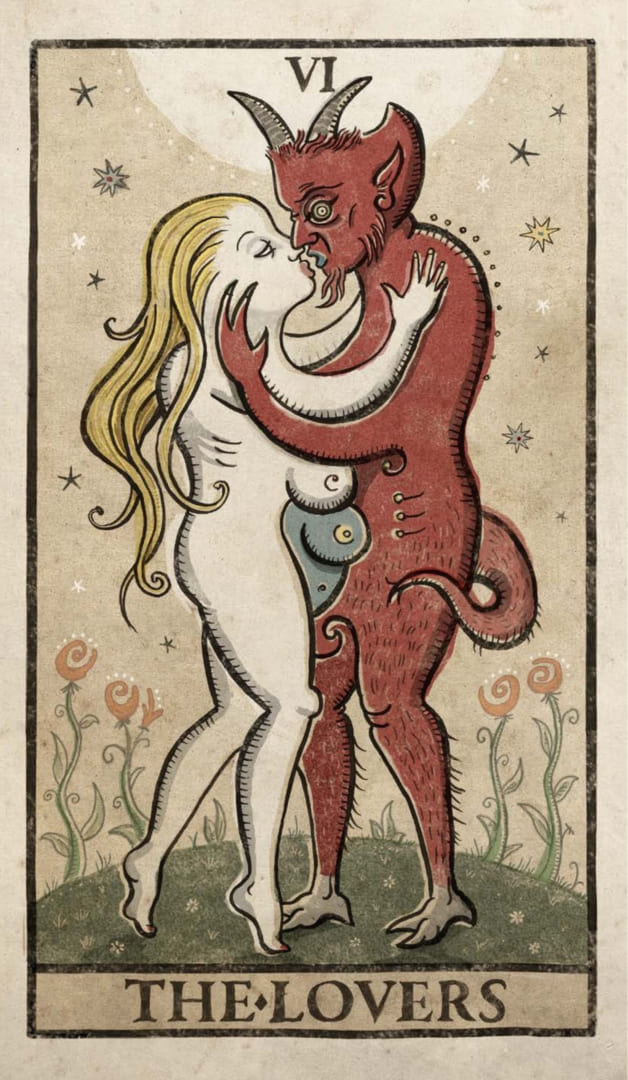The Lovers — Trionfi Della Luna Tarot