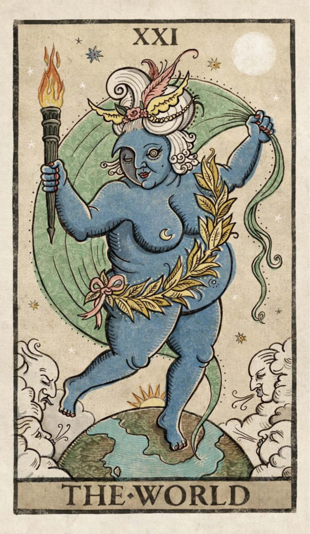 The World — Trionfi Della Luna Tarot