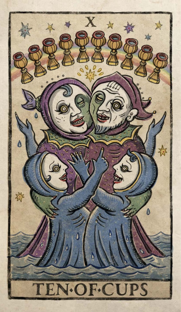 Ten of Cups — Trionfi Della Luna Tarot