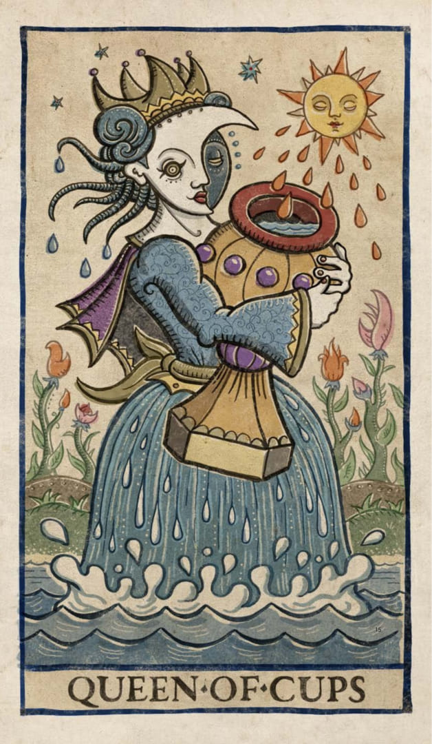 Queen of Cups — Trionfi Della Luna Tarot