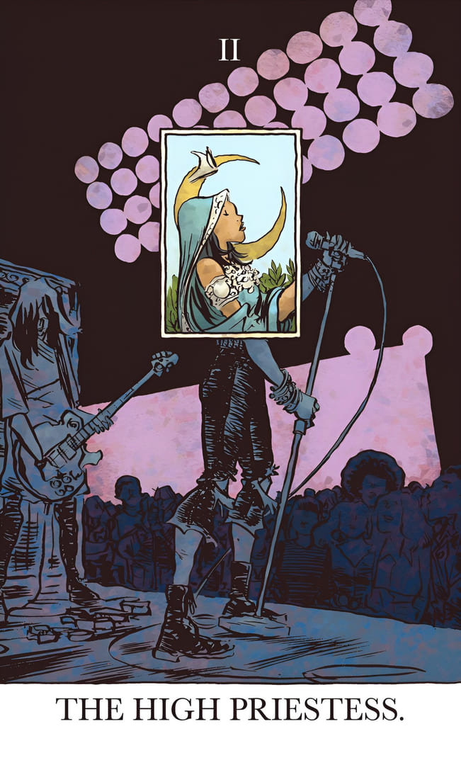 The High Priestess — The Unveiled Tarot