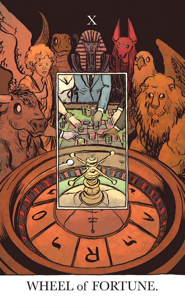 La Rueda de la Fortuna — The Unveiled Tarot
