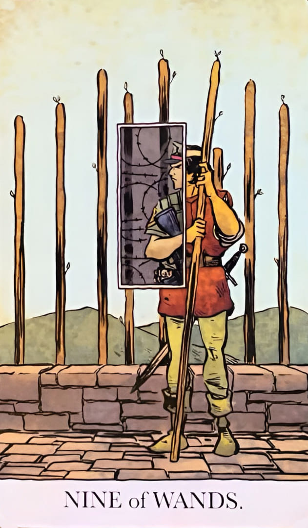 Nine of Wands — The Unveiled Tarot
