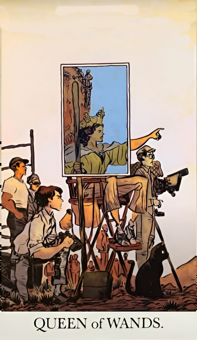 Reina de Bastos — The Unveiled Tarot