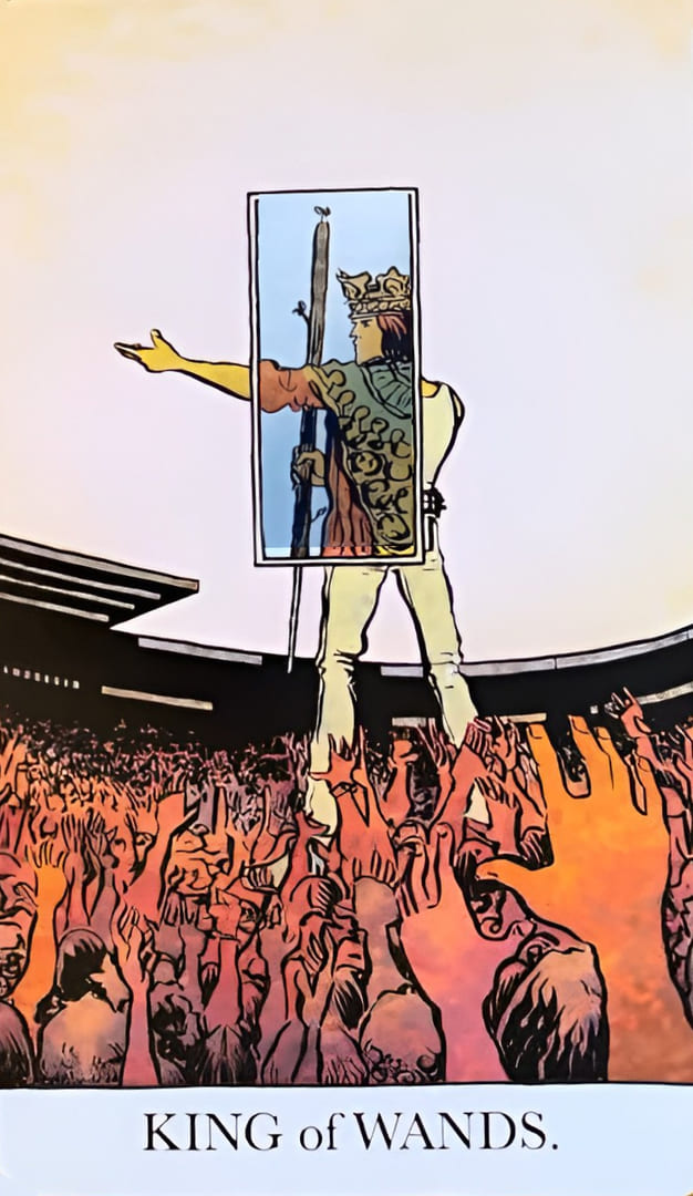 King of Wands — The Unveiled Tarot
