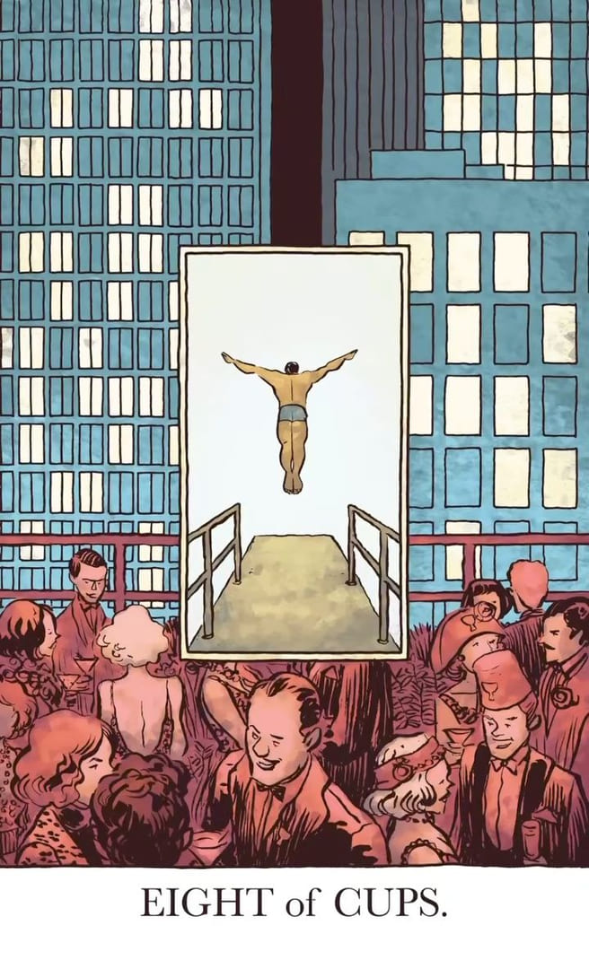 Eight of Cups — The Unveiled Tarot