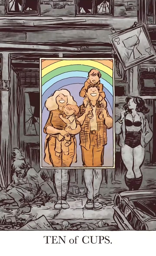 Diez de Copas — The Unveiled Tarot