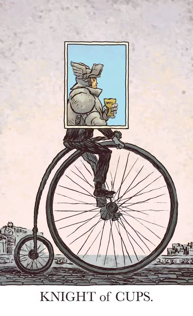 Caballo de Copas — The Unveiled Tarot