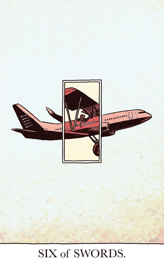 Six of Swords — The Unveiled Tarot