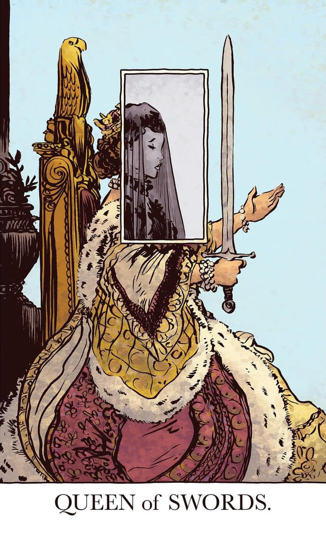 Queen of Swords — The Unveiled Tarot