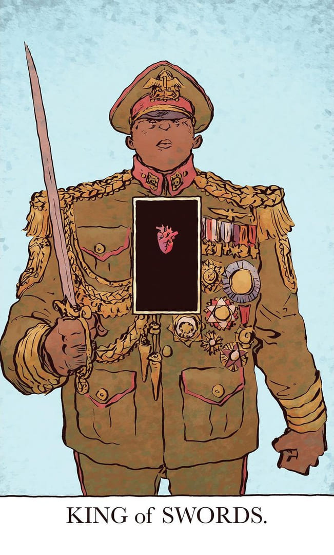 Rey de Espadas — The Unveiled Tarot