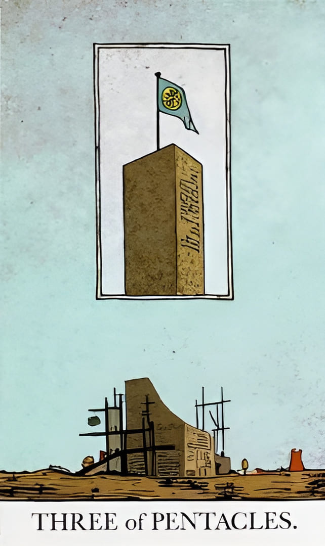 Three of Pentacles — The Unveiled Tarot