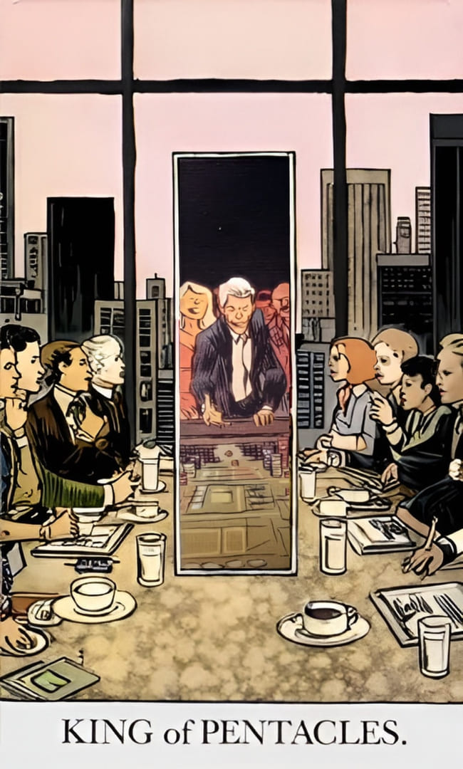 Rey de Oros — The Unveiled Tarot