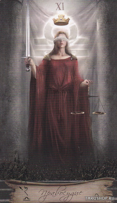 Justice — Heaven & Earth Tarot