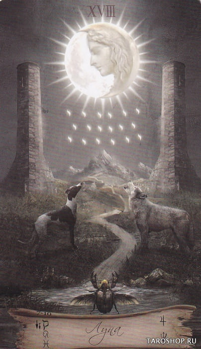 The Moon — Heaven & Earth Tarot