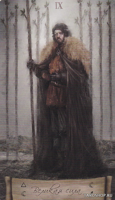 Nine of Wands — Heaven & Earth Tarot