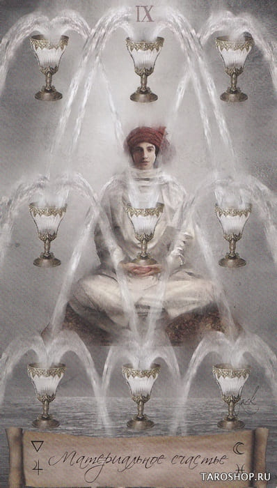 Nine of Cups — Heaven & Earth Tarot