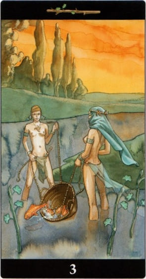 Three of Wands — Tarot of the Dream Enchantress
