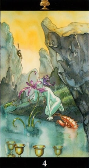 Four of Cups — Tarot of the Dream Enchantress