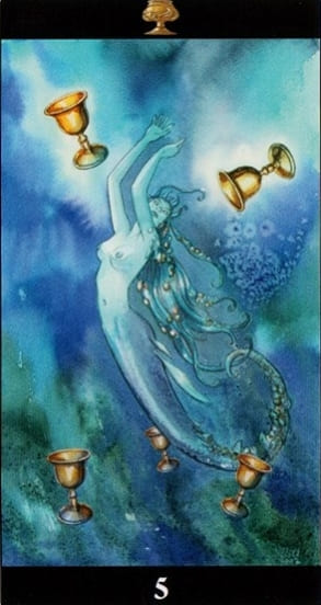 Five of Cups — Tarot of the Dream Enchantress