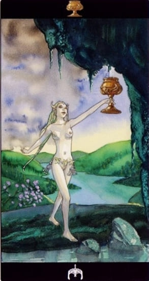 Page of Cups — Tarot of the Dream Enchantress
