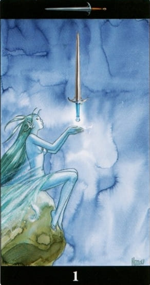 As de Espadas — Tarot of the Dream Enchantress