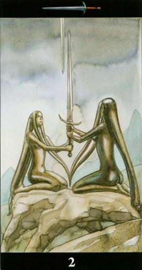 Two of Swords — Tarot of the Dream Enchantress