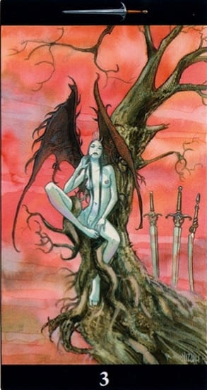Three of Swords — Tarot of the Dream Enchantress