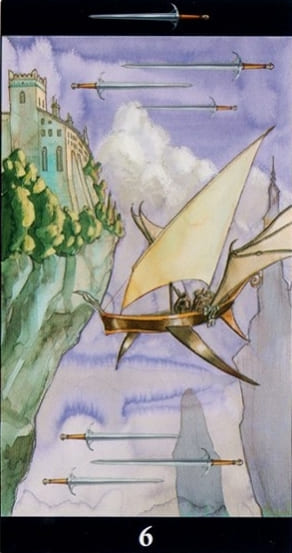 Six of Swords — Tarot of the Dream Enchantress